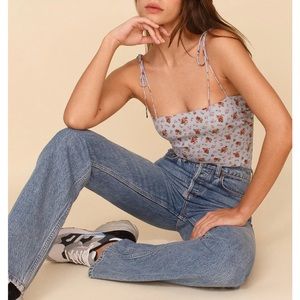 Reformation Floral Tank Top